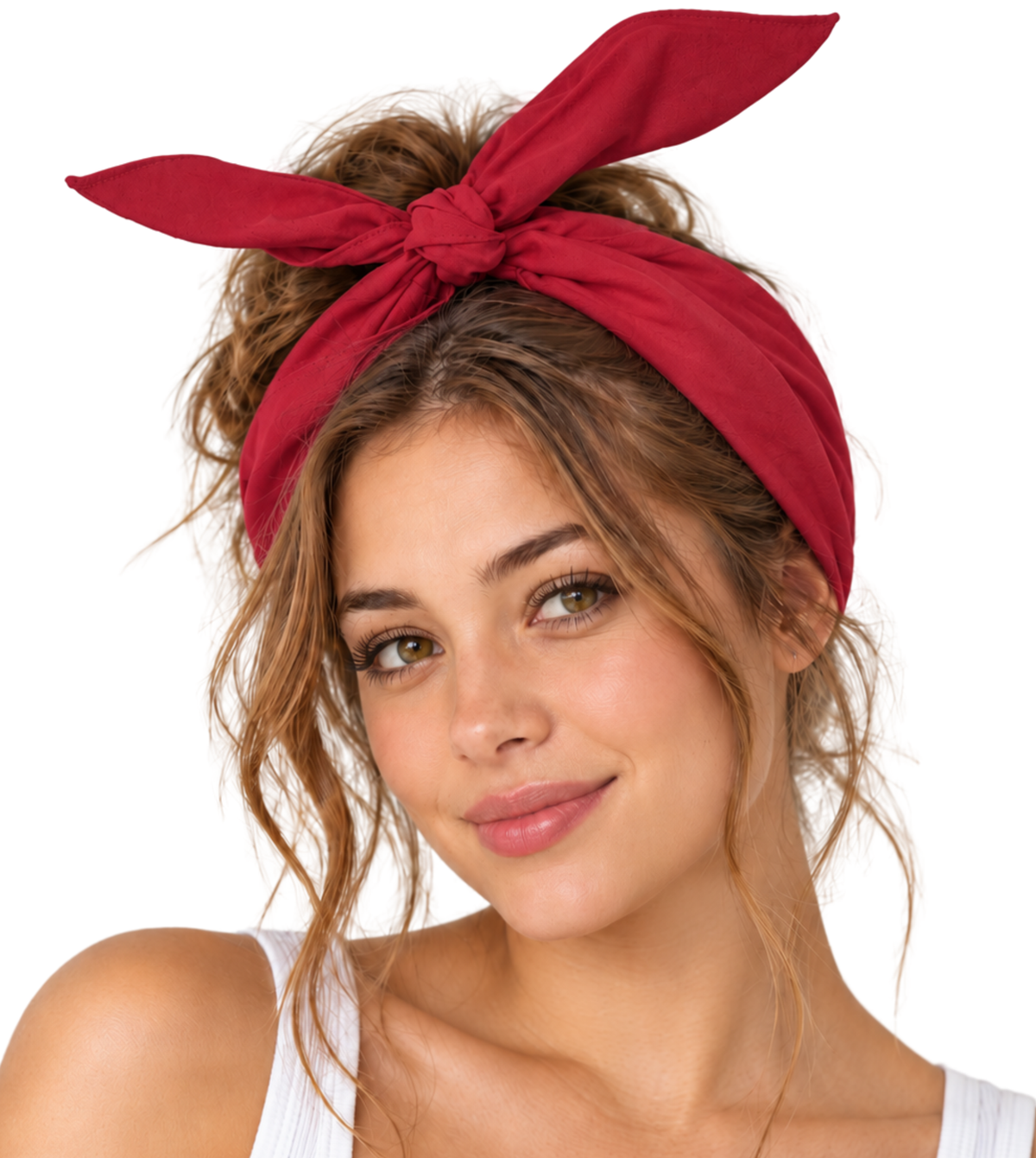 Classic Cotton Bandana – Soft and Durable - Solid Red Wine 22"x22"