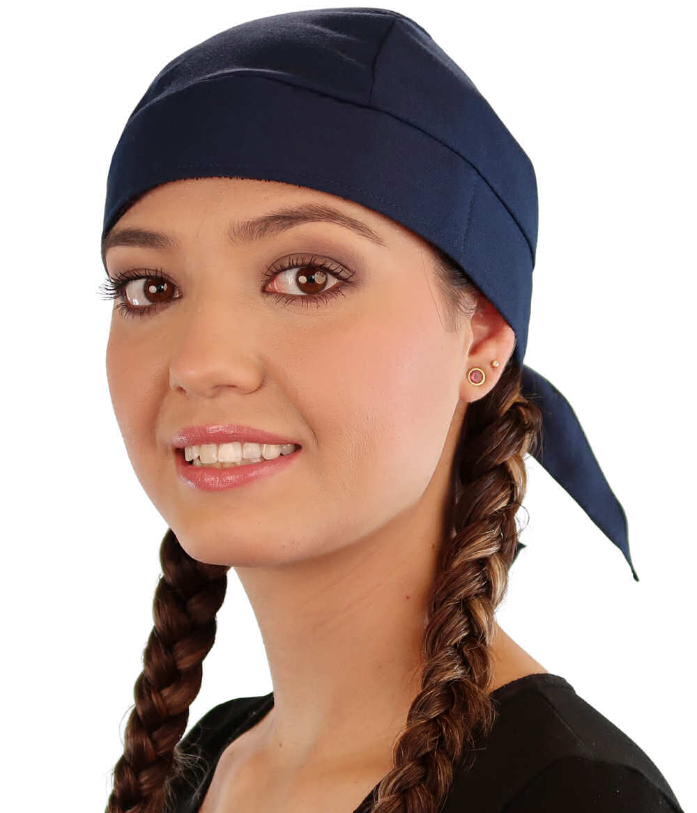 Breathable Cotton Skull Caps: Perfect for Any Activity - Navy Blue Classic Skull Caps
