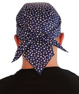 Skull Cap - Small Stars on Navy