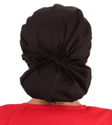 Banded Bouffant Surgical Scrub Cap - Red Beating Heart