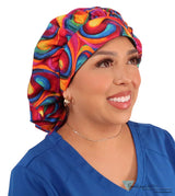 Banded Bouffant Surgical Scrub Cap - Captivating Colors - Banded Bouffant Surgical Scrub Caps - Sparkling EARTH