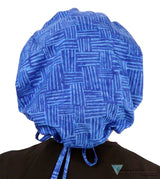 Banded Bouffant Surgical Scrub Cap - Dream Me Blues - Banded Bouffant Surgical Scrub Caps - Sparkling EARTH
