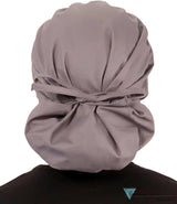 Banded Bouffant Surgical Scrub Cap - Solid Grey - Banded Bouffant Surgical Scrub Caps - Sparkling EARTH