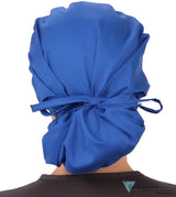 Banded Bouffant Surgical Scrub Cap - Solid Royal Blue - Banded Bouffant Surgical Scrub Caps - Sparkling EARTH