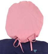 Banded Bouffant Surgical Scrub Cap - Solid Dusty Rose Caps