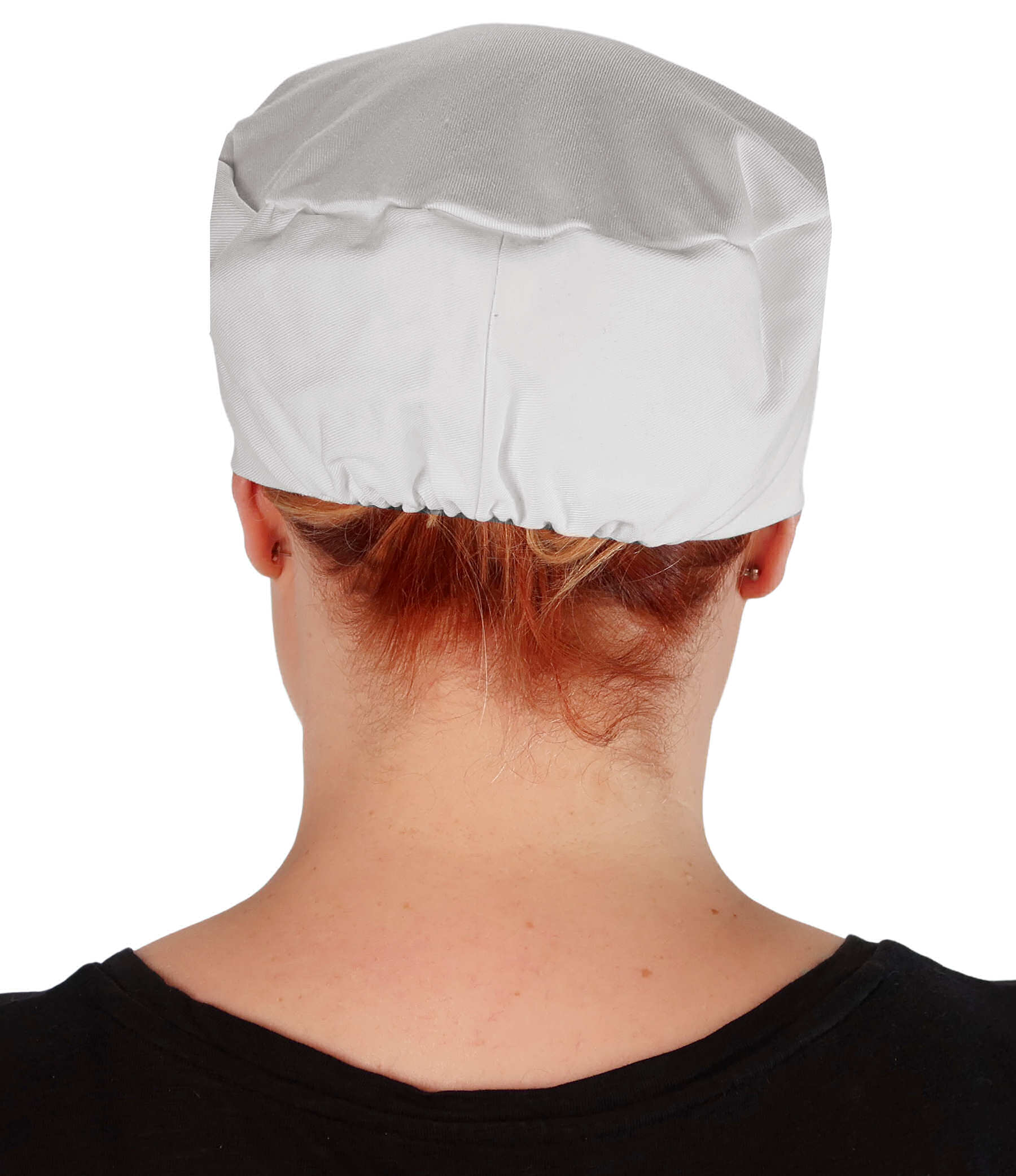 White Chef’s Beanie – Air Flow & Breathable Cotton Twill - Made in USA - White Chef’s Caps