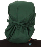 Big Hair Surgical Scrub Cap - Hunter Green - Big Hair Surgical Scrub Caps - Sparkling EARTH