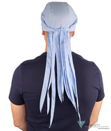Bold Nicole Nomad 10 Skull Cap - Stylish for Bikers and Hair Loss - USA Made - Solid Sky Blue Nicole Nomad 10 Skull Caps