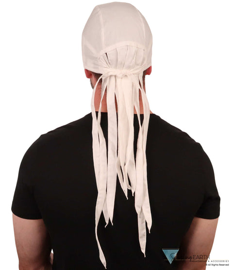 Bold Nicole Nomad 10 Skull Cap - Stylish for Bikers and Hair Loss - USA Made - Solid White