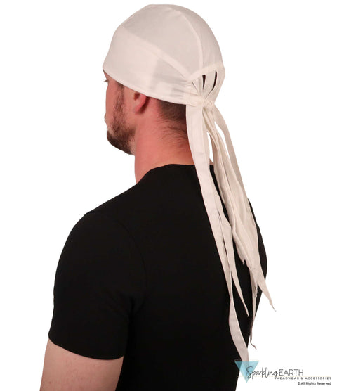Bold Nicole Nomad 10 Skull Cap - Stylish for Bikers and Hair Loss - USA Made - Solid White