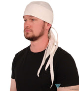 Bold Nicole Nomad 10 Skull Cap - Stylish for Bikers and Hair Loss - USA Made - Solid White