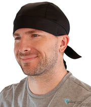 Breathable Cotton Skull Caps - Black Classic Skull Caps