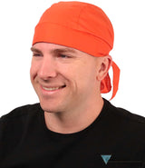 Breathable Cotton Skull Caps - Burnt Orange Classic Skull Caps