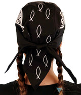 Breathable Cotton Skull Caps - Christian Fish Jesus - Classic Skull Caps - Sparkling EARTH