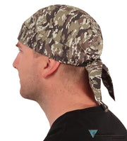 Breathable Cotton Skull Caps - Combat Camo - Classic Skull Caps - Sparkling EARTH
