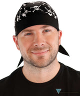 Breathable Cotton Skull Caps - & Cross Bones (Glow In The Dark) Classic