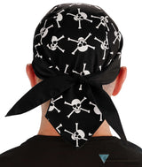 Breathable Cotton Skull Caps - Skull & Cross Bones (Glow In The Dark) - Classic Skull Caps - Sparkling EARTH