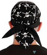 Breathable Cotton Skull Caps - & Cross Bones (Glow In The Dark) Classic