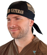 Breathable Cotton Skull Caps - Disabled Veteran on Black Classic Skull Caps