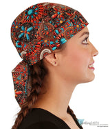 Breathable Cotton Skull Caps - Indian Jewelry Coral - Classic Skull Caps - Sparkling EARTH