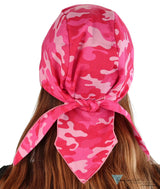 Breathable Cotton Skull Caps Kickin Camo Hot Pink Classic Skull Caps