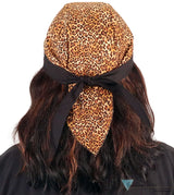 Breathable Cotton Skull Caps Leopard with Black Band Classic Skull Caps