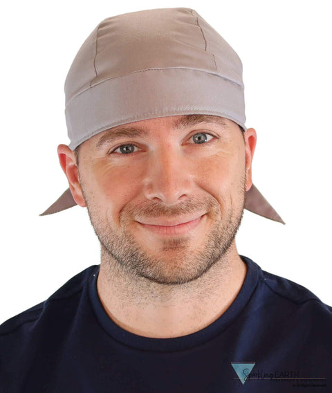 Breathable Cotton Skull Caps - Light Grey - Classic Skull Caps - Sparkling EARTH