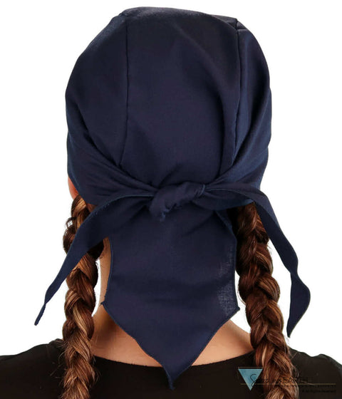 Breathable Cotton Skull Caps - Navy Blue - Classic Skull Caps - Sparkling EARTH