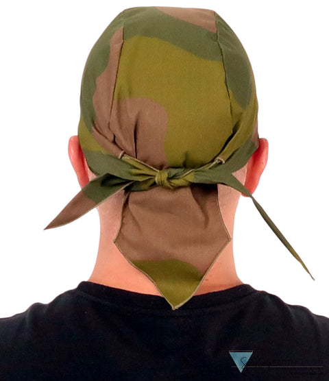Breathable Cotton Skull Caps Norway Woodland Camo Classic Skull Caps