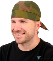 Breathable Cotton Skull Caps Norway Woodland Camo Classic Skull Caps