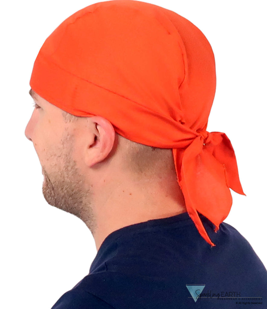 Breathable Cotton Skull Caps: Perfect for Any Activity - Burnt Orange Classic Skull Caps