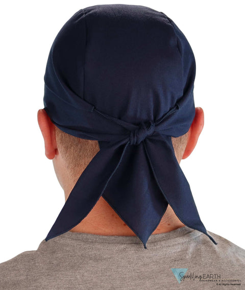 Breathable Cotton Skull Caps: Perfect for Any Activity - Navy Blue Classic Skull Caps