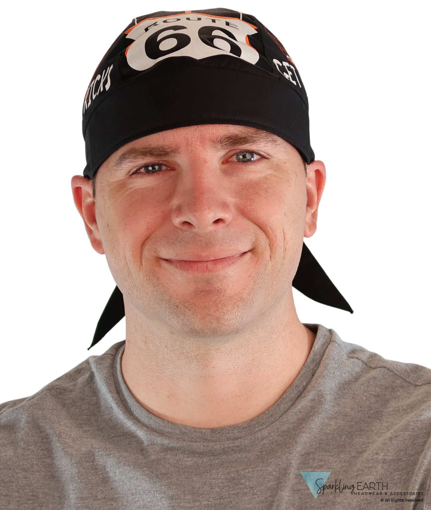Breathable Cotton Skull Caps: Perfect for Any Activity - Route 66 Classic Skull Caps