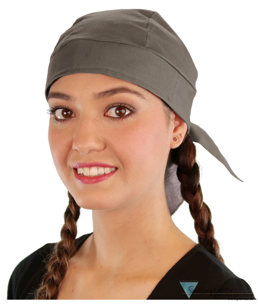 Breathable Cotton Skull Caps: Perfect for Any Activity - Solid Grey Classic Skull Caps