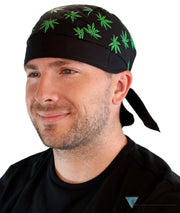 Breathable Cotton Skull Caps - Pot Leaf Classic Skull Caps