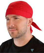 Breathable Cotton Skull Caps - Red Classic Skull Caps