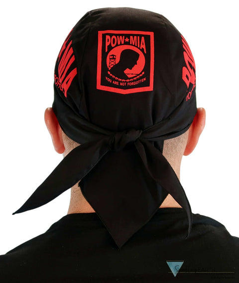 Breathable Cotton Skull Caps Red POW MIA Classic Skull Caps