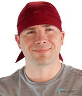 Breathable Cotton Skull Caps - Red Wine Classic Skull Caps