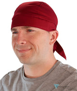 Breathable Cotton Skull Caps - Red Wine Classic Skull Caps