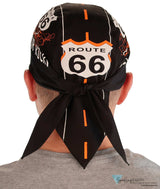 Breathable Cotton Skull Caps - Route 66 Classic