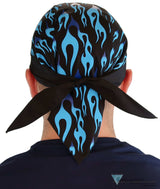 Breathable Cotton Skull Caps Royal Flames Classic Skull Caps