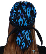 Breathable Cotton Skull Caps Royal Flames Classic Skull Caps
