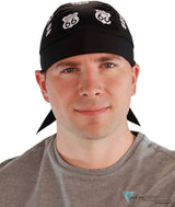 Breathable Cotton Skull Caps - Screen Printed Get Your Kicks on Route 66 Black - Classic Skull Caps - Sparkling EARTH