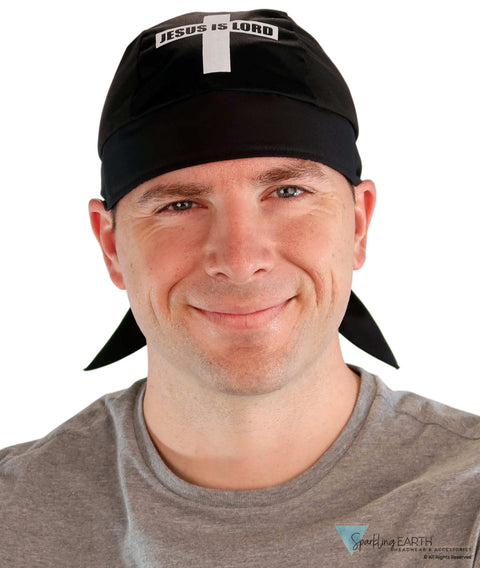 Breathable Cotton Skull Caps - Screen Printed Jesus is Lord - Classic Skull Caps - Sparkling EARTH