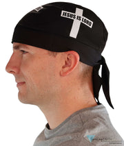Breathable Cotton Skull Caps - Screen Printed Jesus is Lord - Classic Skull Caps - Sparkling EARTH