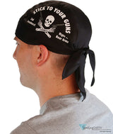 Breathable Cotton Skull Caps - Screen Printed Stick To Your Guns 2nd Amendment Classic Skull Caps