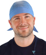 Breathable Cotton Skull Caps - Sky Blue - Classic Skull Caps - Sparkling EARTH