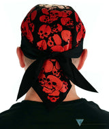 Breathable Cotton Skull Caps - Small Skull Red Classic Skull Caps