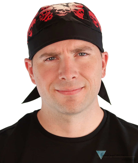 Breathable Cotton Skull Caps Small Skull Red Classic Skull Caps