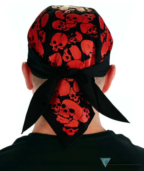 Breathable Cotton Skull Caps Small Skull Red Classic Skull Caps